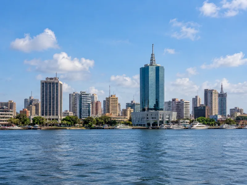 Illustrative Lagos waterfront skyline; not company premises