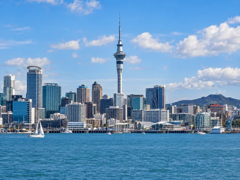 Illustrative Auckland skyline; not company premises