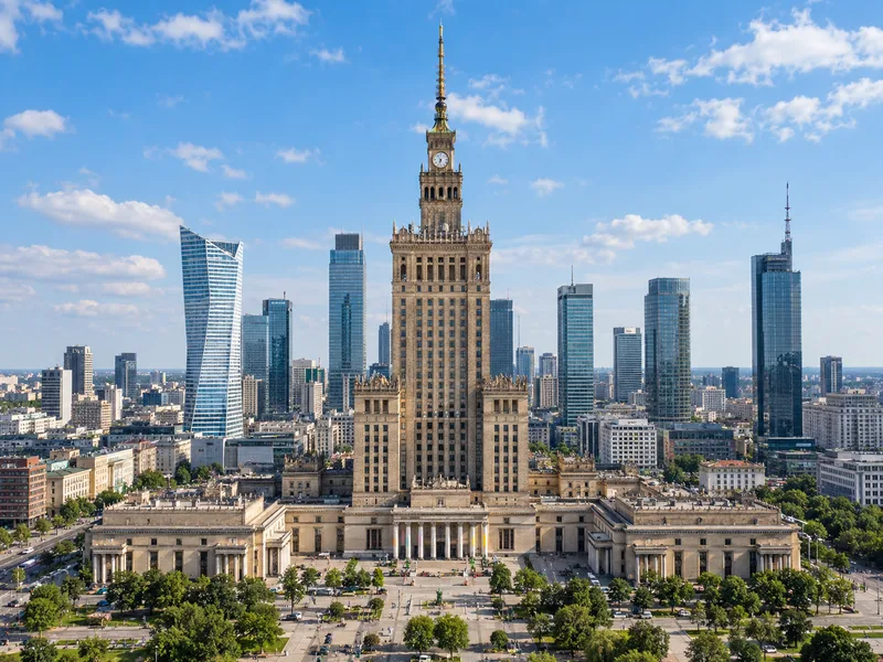 Illustrative Warsaw cityscape; not company premises
