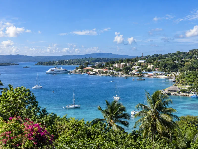 Illustrative Port Vila coastline; not company premises